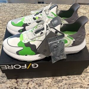 Men’s G/FORE MG4X2 TPU CAMO GOLF SHOWS - White, Green, and Gray